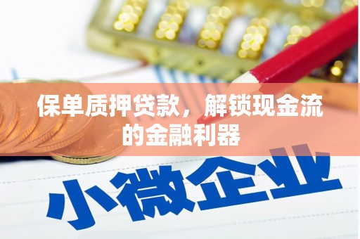 冕宁保单质押贷款，解锁现金流的金融利器
