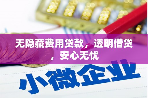 锦州无隐藏费用贷款，透明借贷，安心无忧