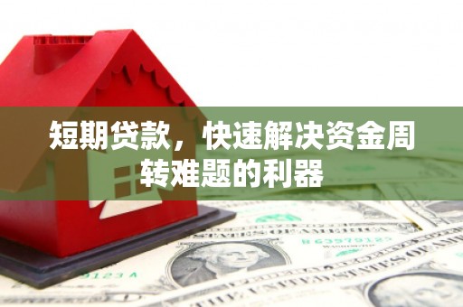 荔浦短期贷款，快速解决资金周转难题的利器