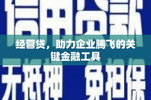 阳春经营贷，助力企业腾飞的关键金融工具