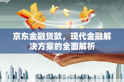 丰都京东金融贷款，现代金融解决方案的全面解析