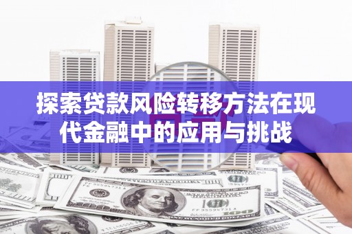 贺州探索贷款风险转移方法在现代金融中的应用与挑战