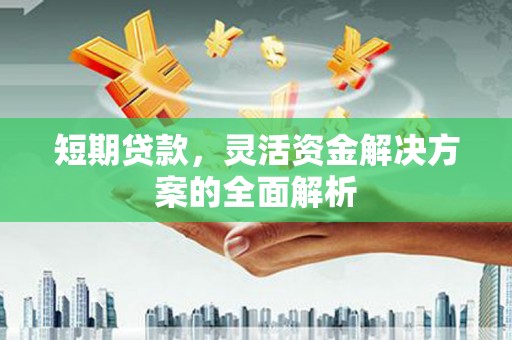 石嘴山短期贷款，灵活资金解决方案的全面解析