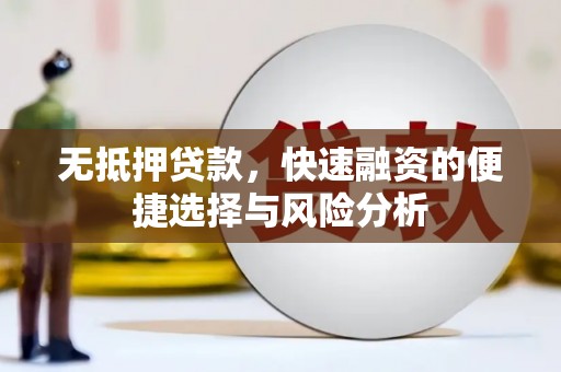 洋山无抵押贷款，快速融资的便捷选择与风险分析
