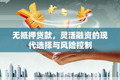 碑林无抵押贷款，灵活融资的现代选择与风险控制