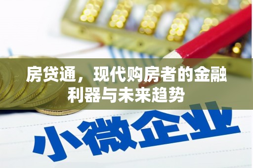 颍州房贷通，现代购房者的金融利器与未来趋势