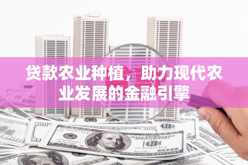 息县贷款农业种植，助力现代农业发展的金融引擎