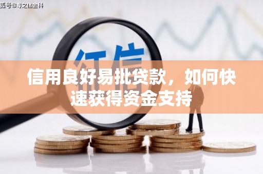 马村信用良好易批贷款，如何快速获得资金支持