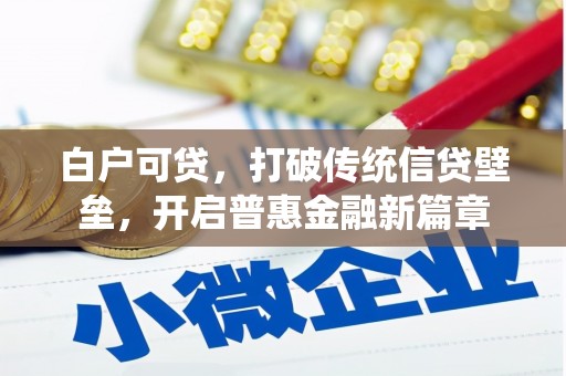 襄阳白户可贷，打破传统信贷壁垒，开启普惠金融新篇章