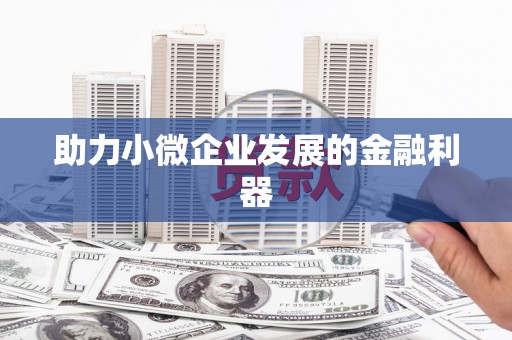 泰安助力小微企业发展的金融利器